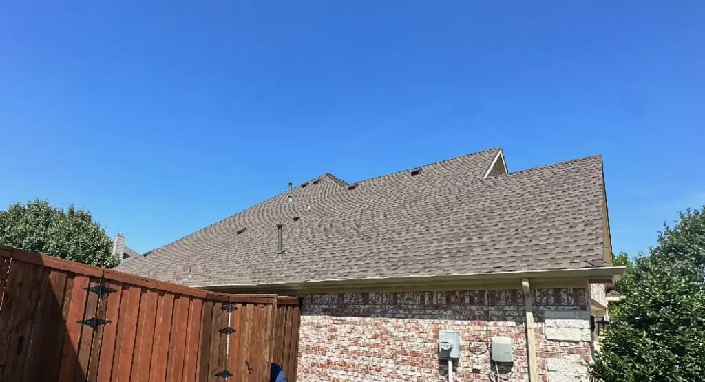 Completed roof replacement project in Morehead City